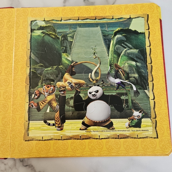 3 for $30 Dreamworks Kung Fu Panda FRENCH puzzel book. - Picture 9 of 13